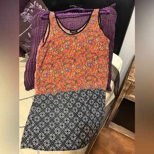 Tolani  M 100 % silk dress